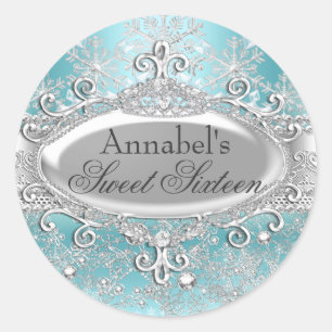Autocollant Princesse Sarcelle Hiver Merveilleux D