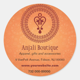 Autocollant promotionnel estampillé