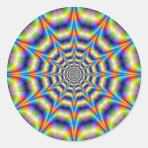 Autocollant psychédélique