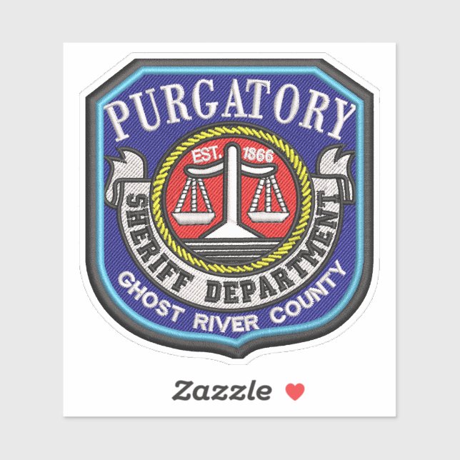 Autocollant Purgatory Sheriff (Feuille)