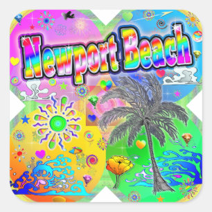 Autocollant Quadro Seasons de Newport Beach