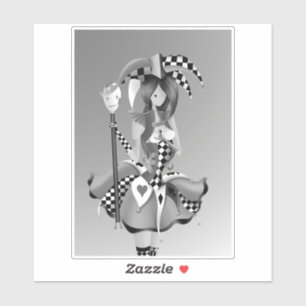 Autocollant Quirky Jester et Puppet King