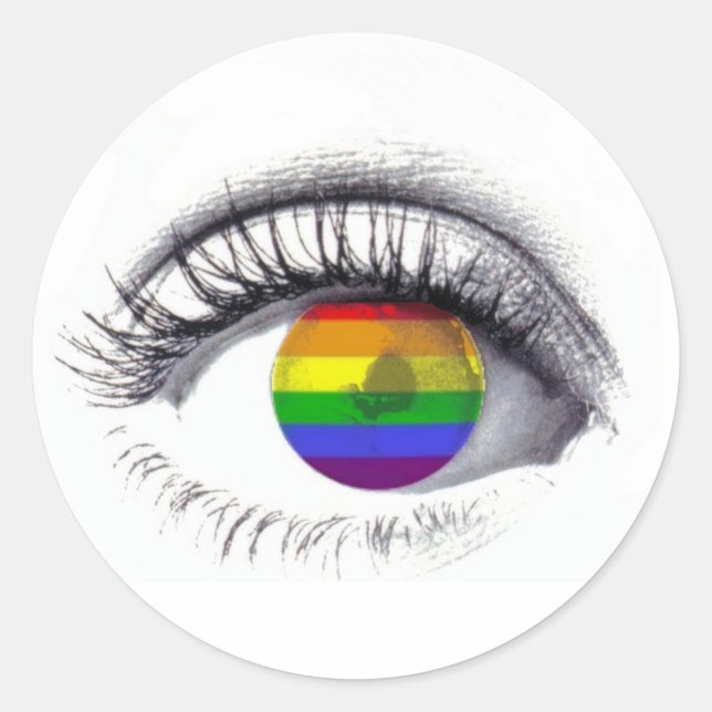Autocollant Rainbow Eye (Devant)