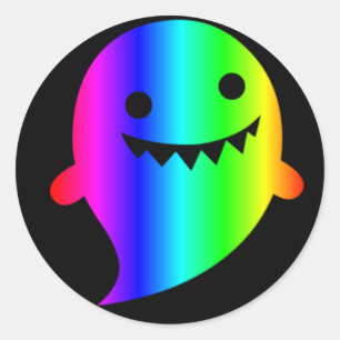 Autocollant Rainbow Ghost