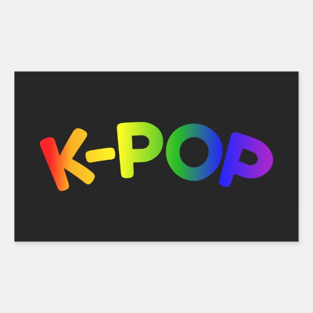 Autocollant Rainbow K-Pop (Devant)