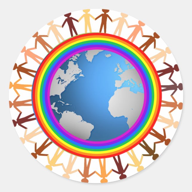 Autocollant Rainbow Pride (Devant)