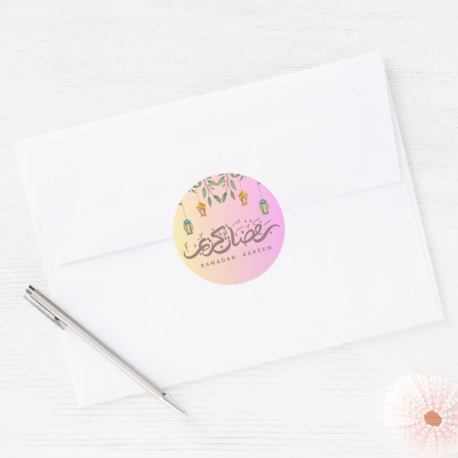 Autocollant Ramadan Kareem (Enveloppe)