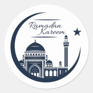 Autocollant Ramdan Kareem Round