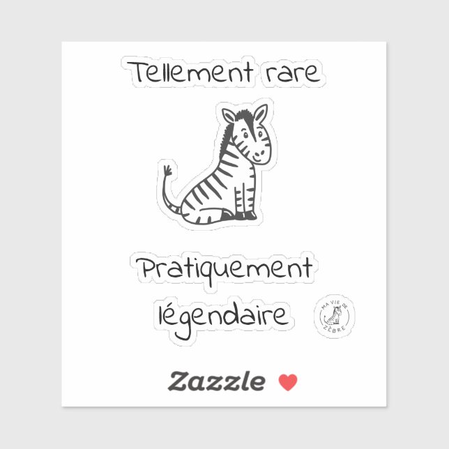 Autocollant rare légendaire (Feuille)