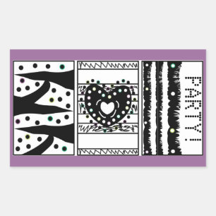 Autocollant Rectangle