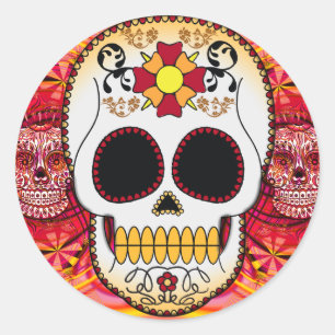 Autocollant Red Calaveras