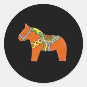 Autocollant Red Dala Horse