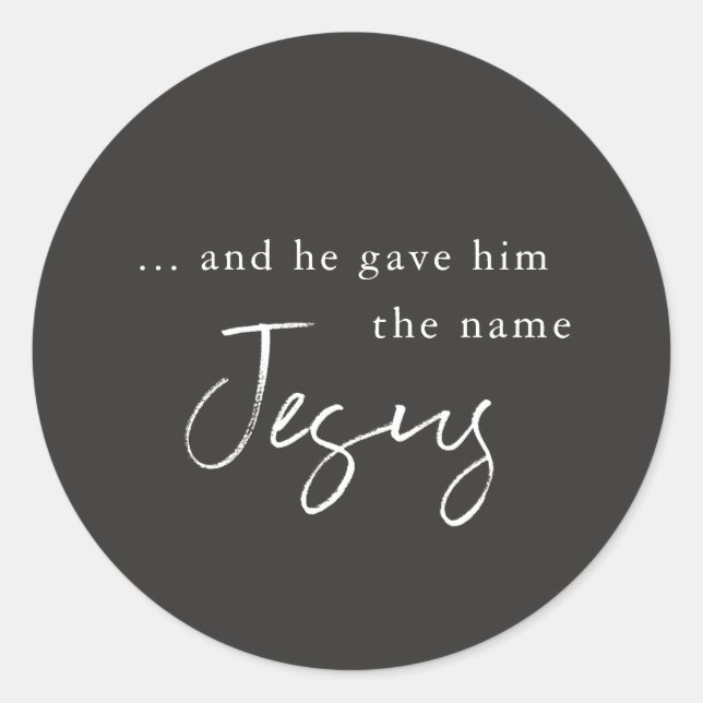 Autocollant religieux de Noël (Devant)