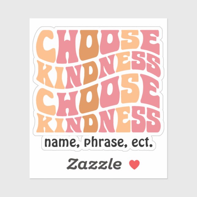 Autocollant rétro personnalisé (Feuille)