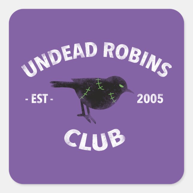Autocollant Robins sans mort (Devant)