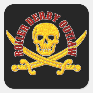 Autocollant Roller Derby Outlaw