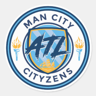 Autocollant rond ATL Cityzens