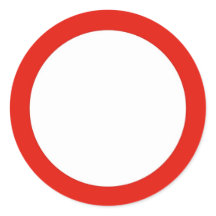 Autocollant rond avec ne pas entrer de panneau de 