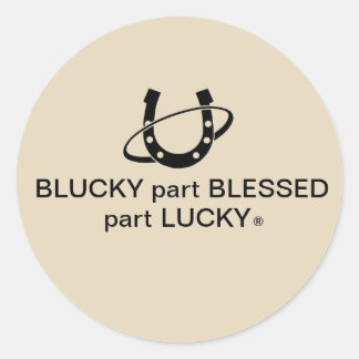 Autocollant rond, brillant, grand 3 pouces (6 par 