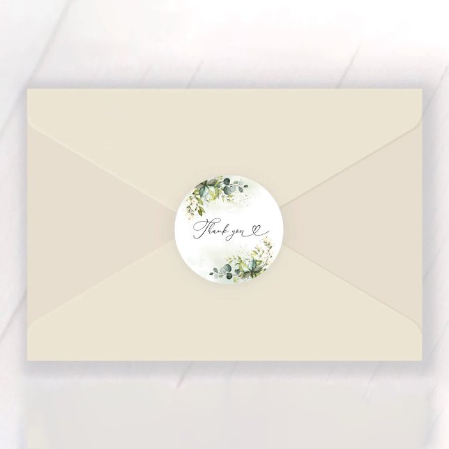 Autocollant Rond Classique de la Douche de Mariée  (Créateur téléchargé)