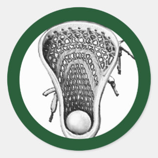 Autocollant rond classique de l'équipe verte de cr