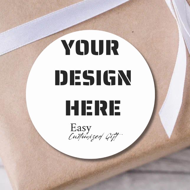 Autocollant rond de 3 pouces (Créateur téléchargé)