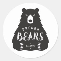 Autocollant rond de logo, brillant, petit, 1 pouce