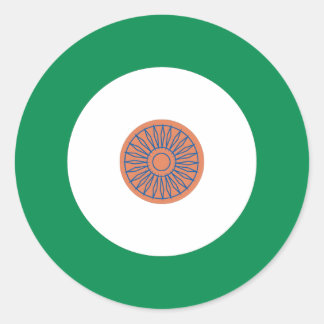 Autocollant rond indien