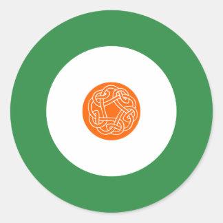 Autocollant rond mod irlandais 2