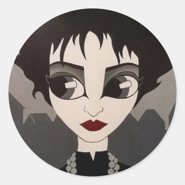 Autocollant rond Souxie (Devant)