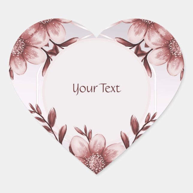 Autocollant rose (Devant)