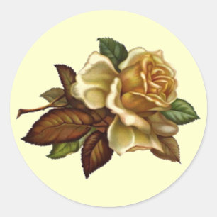 Autocollant rose de cru