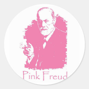 Autocollant rose de Freud