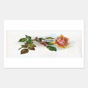 Autocollant Rose vintage