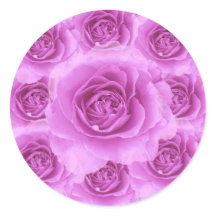 Autocollant Rose violet