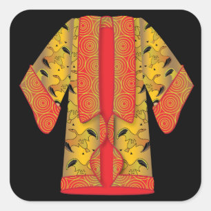 Autocollant rouge de Komono