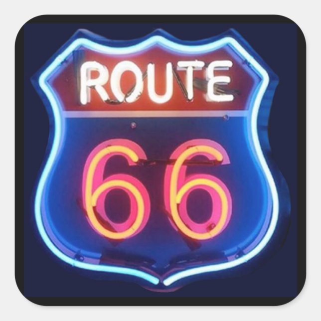 Autocollant Route 66 (Devant)