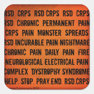 Autocollant RSD CRPS Word
