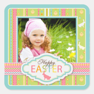 Autocollant S de photo d'houblon de lapin