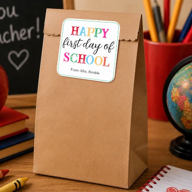 Autocollant scolaire coloré pour tableau blanc (ca (Créateur téléchargé)