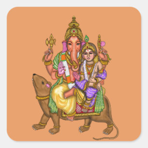 Autocollant Seigneur Ganesha