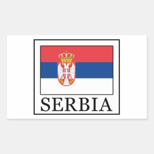Autocollant Serbie