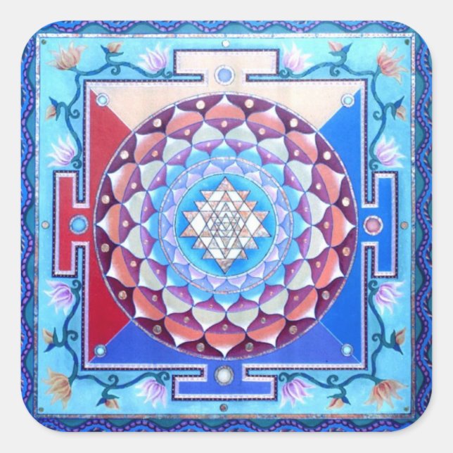 Autocollant Shri Yantra (Devant)