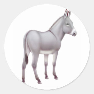 Autocollant sicilien d'âne