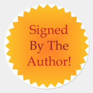 Autocollant signé de copie