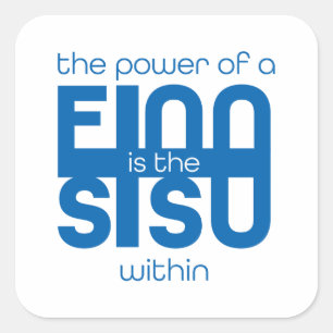 Autocollant Sisu finlandais