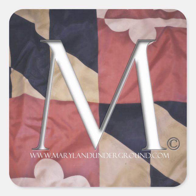 Autocollant souterrain officiel du Maryland (Devant)