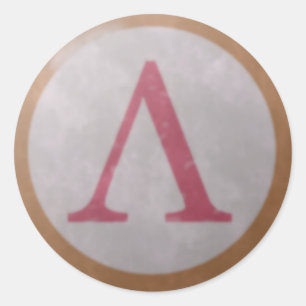 Autocollant spartiate de bouclier