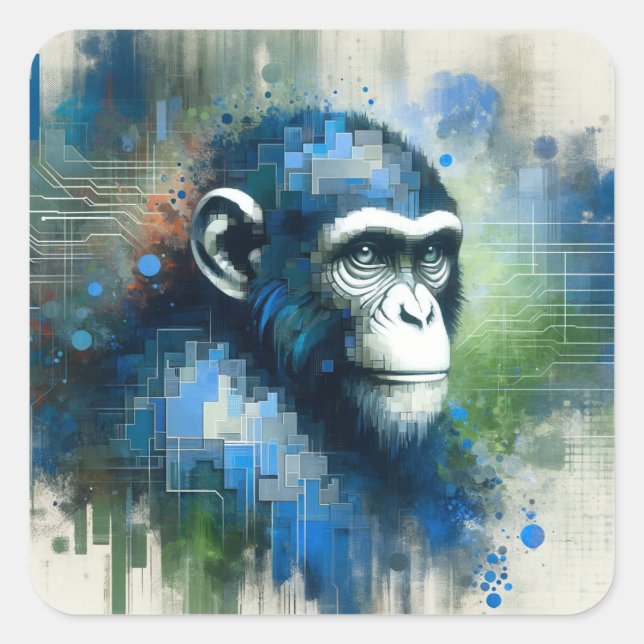 Autocollant standard AI personnalisé (Devant)