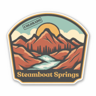 Autocollant Steamboat Springs, Colorado